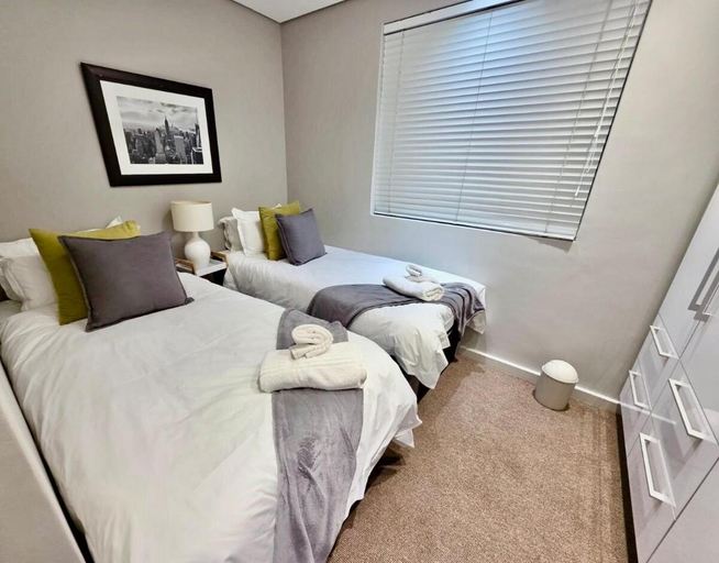 Bedroom 2, Lux Andringa Walk Apartments, Cape Winelands