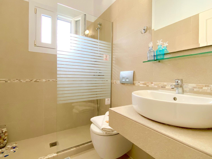 Bathroom 4, Villa Olga Kassiopi with private pool, Ionian Islands