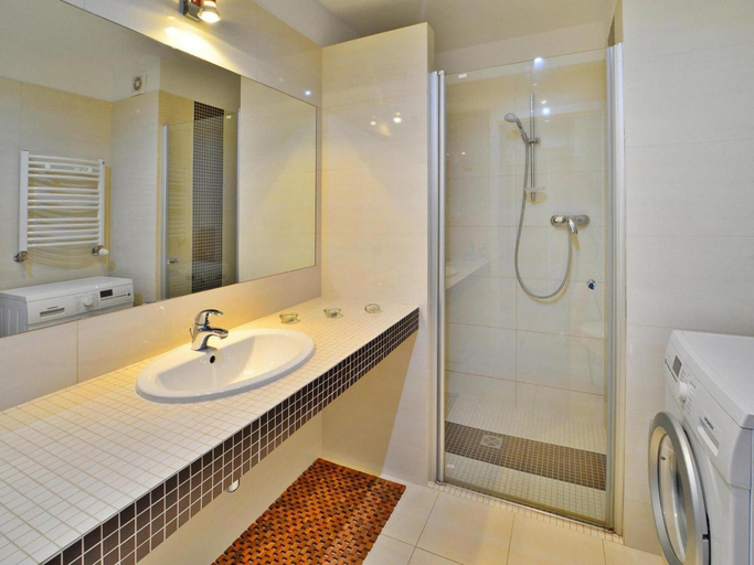Bathroom, Comfortable apartment, ground floor, balcony, Kołobrzeg