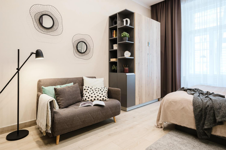 Bedroom, Prague Days - Modern Studios - 7 min Wenceslas Square, Praha 1
