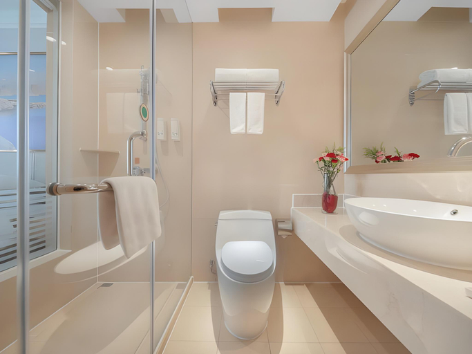 Bathroom 3, Vienna Hotel Shaanxi Xianyang Huitong China Square, Xianyang