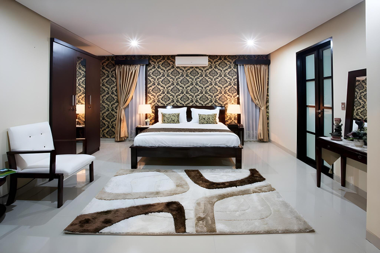 Bedroom 2, Stunning 3 BR Pool Villa at Seminyak #Z107, Badung