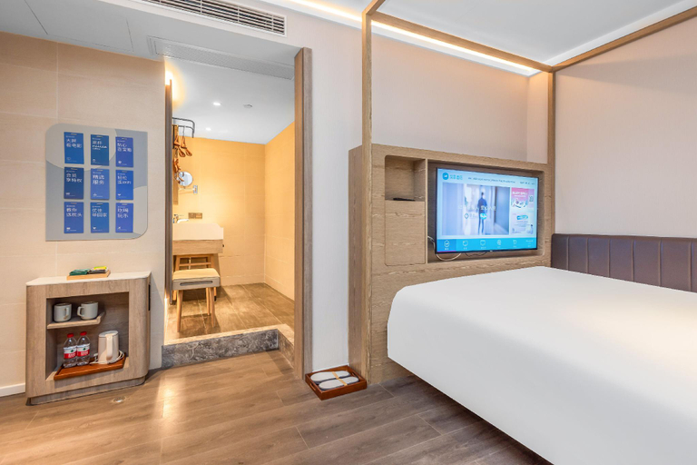 Bedroom 3, Hanting Premium Hotel Jining Yanzhou Jiuzhou Xintiandi, Jining