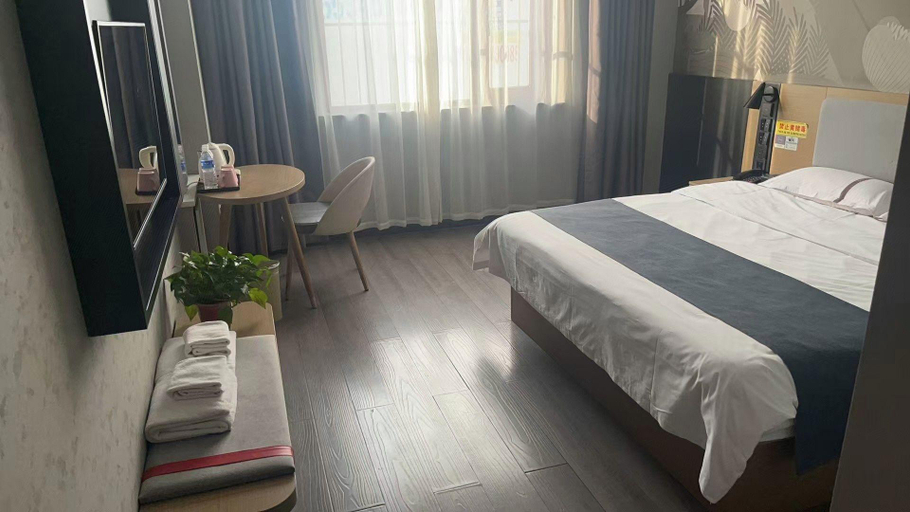 Bedroom 2, Thank Inn Hotel Shaanxi Changzhi Lihou Old Town, Changzhi