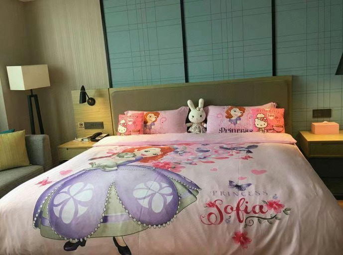 Bedroom 2, Echarm Hotel Nanning Chaoyang Square River View, Nanning