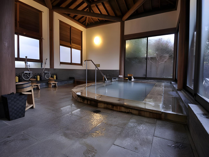Bathroom, Ryokan Takechiyo Kirishima Bettei, Kirishima