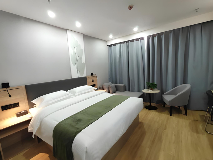 Bedroom 2, GreenTree Inn Hohhot Yuquan District Taoli West Street, Hohhot