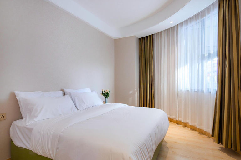 Bedroom 2, Vienna 3 Best Hotel (Jiangsu Changzhou North Station Dinosaur Park), Wuxi