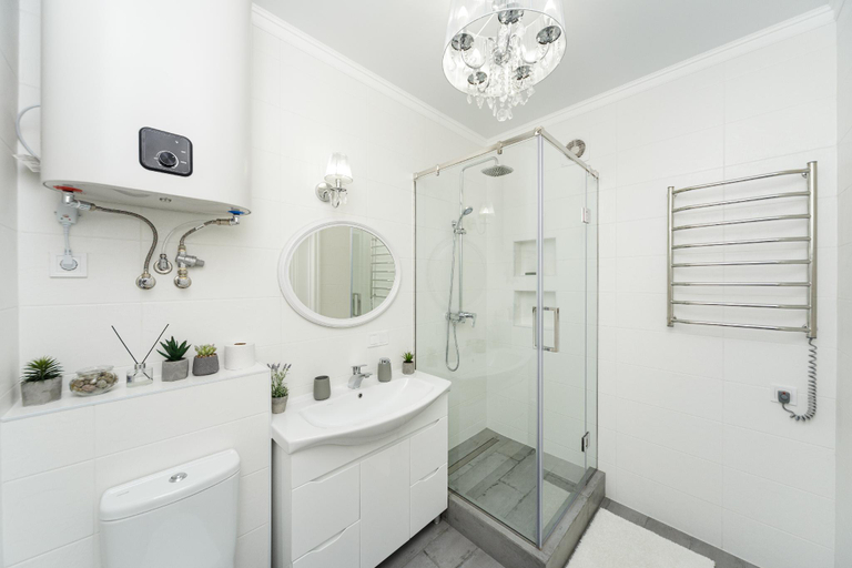Bathroom 4, Apartments Park Fountains, Kominternivs'kyi