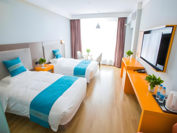 Bedroom 2, Shell Hotel Hebei Langfang Xianghe County Liusong Town, Shijiazhuang