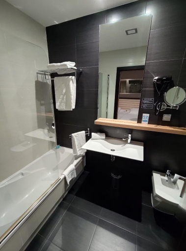Bathroom 5, Hotel-Spa Bienestar Moana, Pontevedra