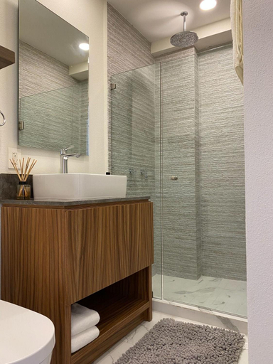 Bathroom 4, Quinta San Miguel con Alberca, Playa a 5 minutos., Compostela