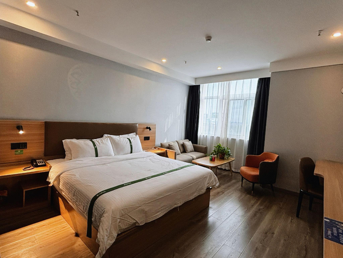 Bedroom 2, Shell Hotel Chizhou Dadukou Town Meikailong, Chizhou