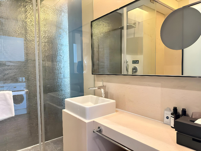 Bathroom, Grand Madison Qingdao Harbour-view Central（Former Qingdao Farglory Hotel）, Qingdao