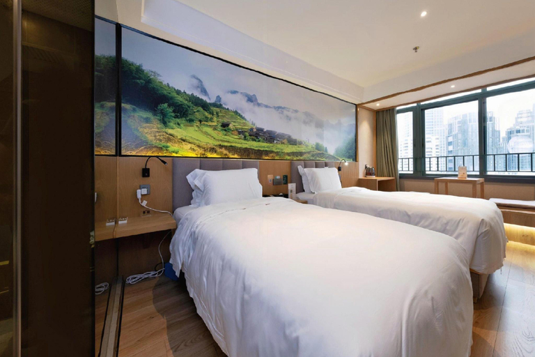 Bedroom 2, TRUE GO Hotel - Futian Port Shangsha Subway Station, Shenzhen