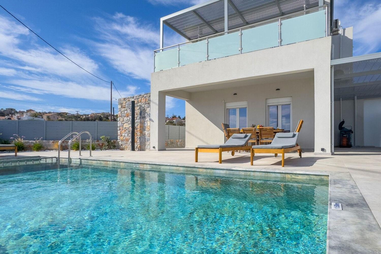 5, Gianna's Panoramic Seaview Twin Villas with pools, Crete