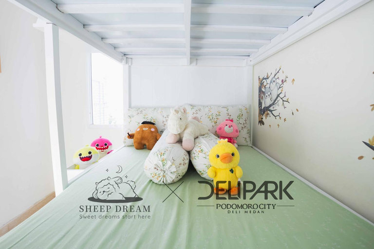 Bedroom 2, Delipark Mall 2BR 1Bath •4+2 Pax• @Liberty Tower, Medan