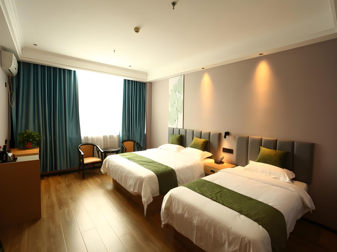 Bedroom 2, Green Tree Inn Shandong Dongying Lijin County Phoenix Plaza, Dongying