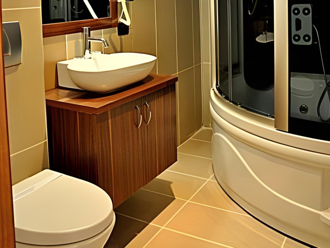Bathroom 4, Simre Otel, Merkez
