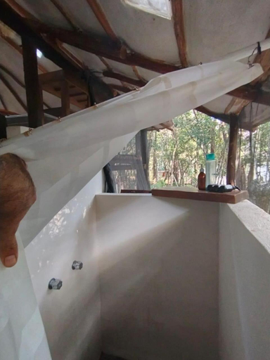 Bathroom, Blue Monkey Chemuyil, Cozumel