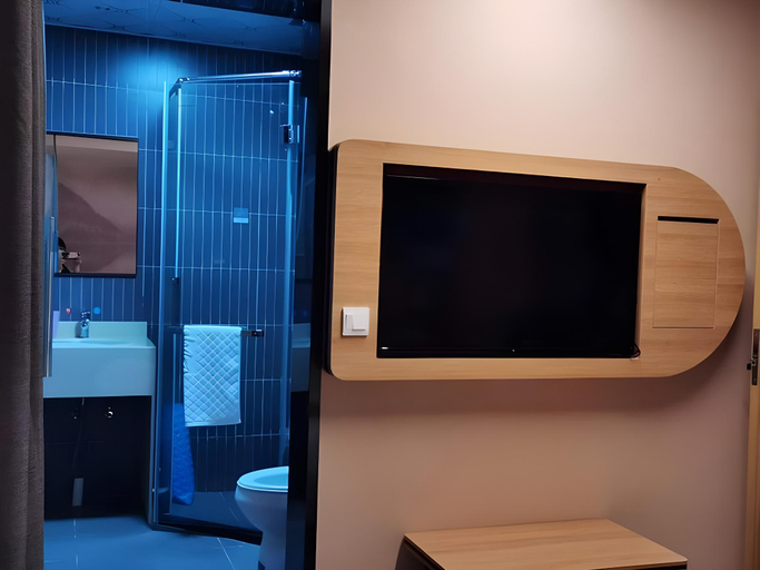 Bedroom 4, Thank Inn Hotel Jiangsu Wuxi High-Tech Zone Ruigang Pedestrian Street, Wuxi