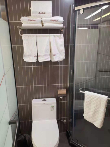 Bathroom 3, Thank Inn Hotel Shanxi Changzhi Huguan Bus Station, Changzhi