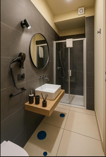 Bathroom 3, casa corallium, Napoli