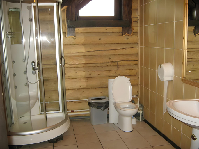 Bathroom, Motel Slavyanka, Venevskiy rayon