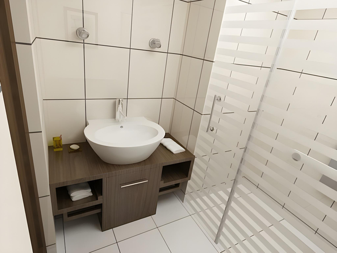 Bathroom, The President Hotel, Pune