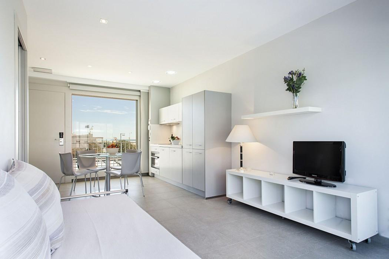 Bedroom 2, Apartamentos Marfina, Barcelona
