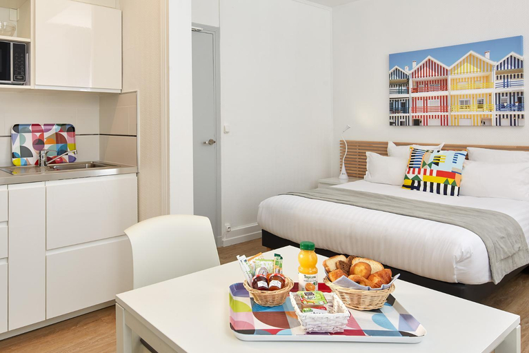Bedroom 2, Hotel Residence Paris Asnieres, Hauts-de-Seine