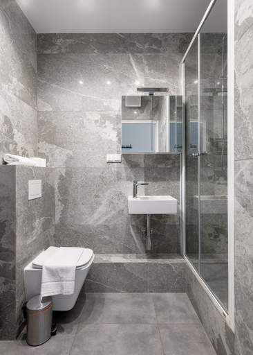 Bathroom 2, RentPlanet - Apartamenty Wiktoryn, Warsaw