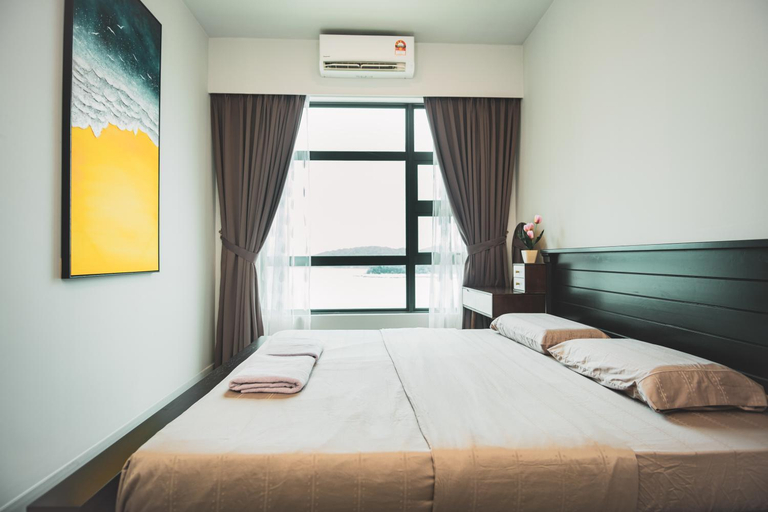 Bedroom 3, TF Sunset Ocean View Homestay - Jesselton Quay, Kota Kinabalu