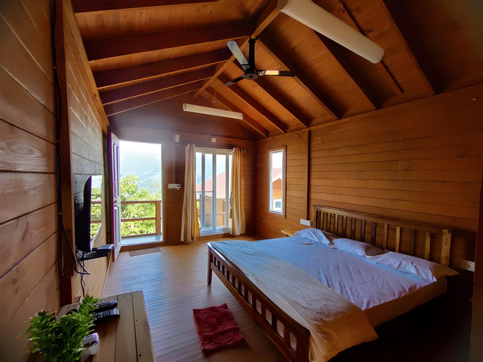 Bedroom 3, Radhika Wooden Villas, Satara