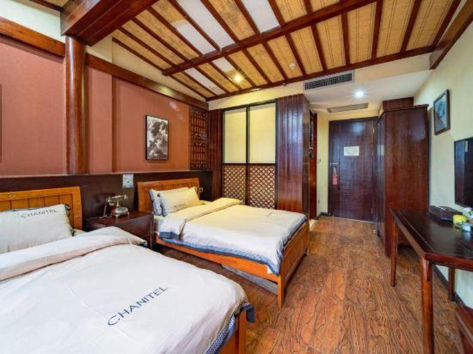 Bedroom 2, Alley Mountain View Garden Hotel, Guilin