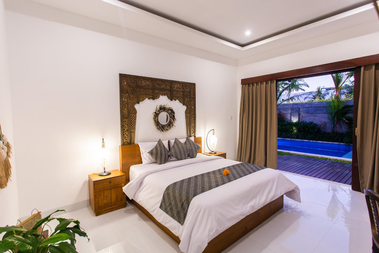 Bedroom 2, Villa Shankara in Canggu centre-3BR, Badung