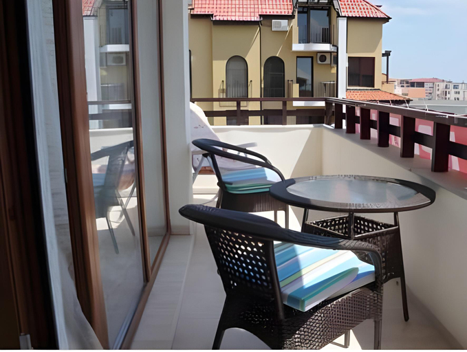 Balcony/terrace 2, Dom-El Real Apartments Amphora, Nesebar