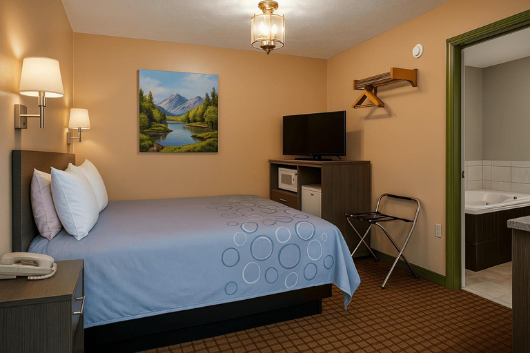 Bedroom, Pinconning Trail Inn Motel, Bay