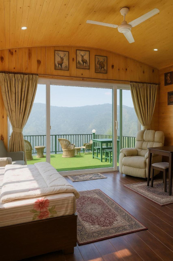 Bedroom, Bougain Villa Cottage, Nainital