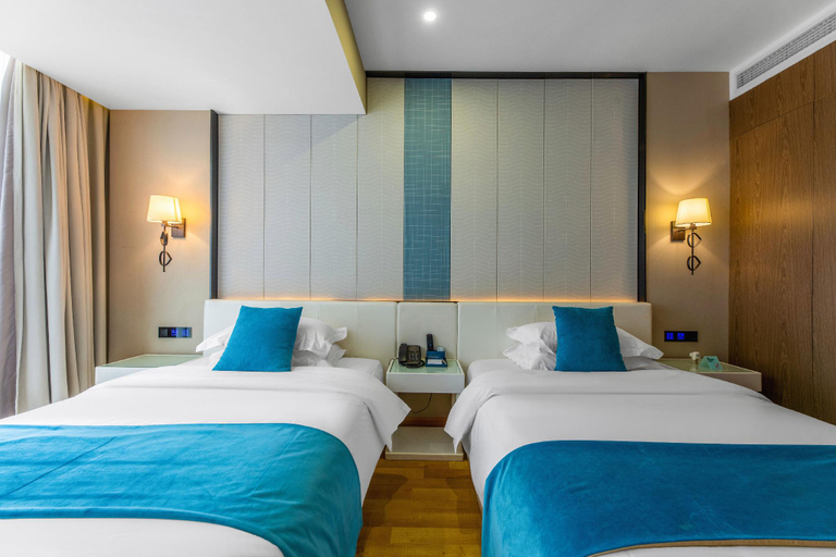 Bedroom 2, Echarm Hotel Wuhan Wusheng Road Metro Station Cade Square, Wuhan