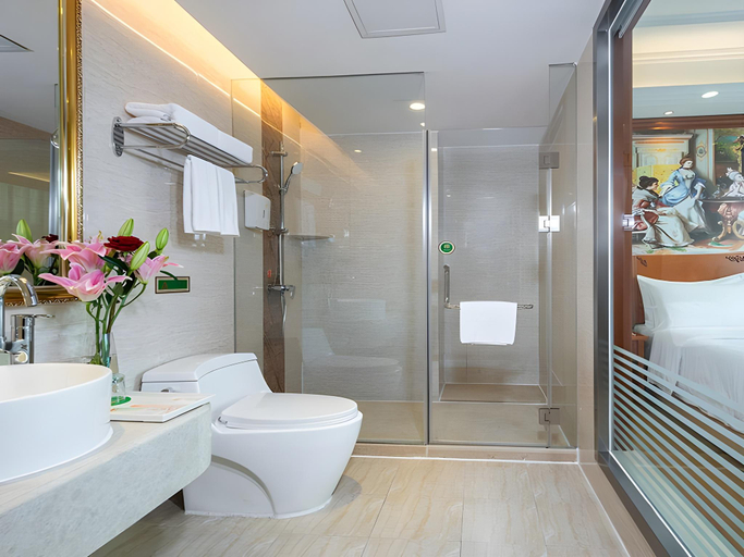 Bathroom, Vienna Hotel Hebei Baoding Xushui Longdi, Baoding