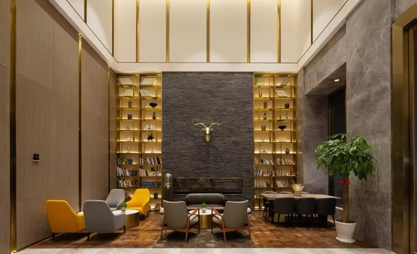 Public Area 2, Echarm Plus Hotel Hangzhou Binjiang Xingguang Avenue, Hangzhou