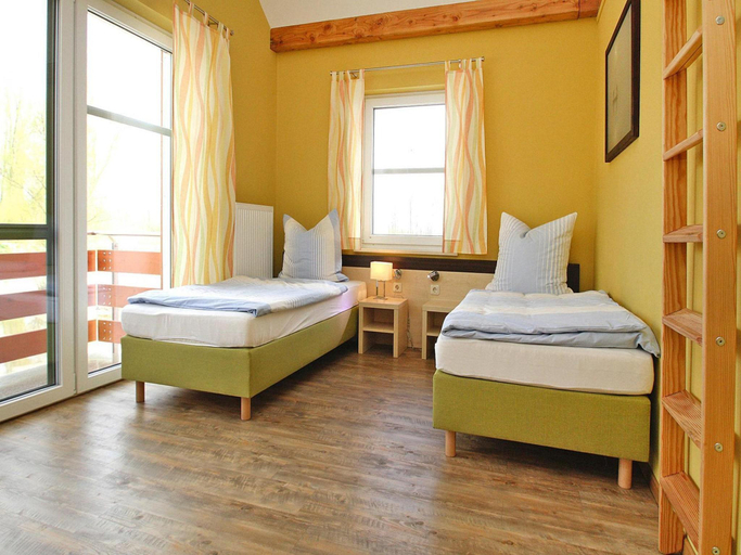 Bedroom, Apartment in Plau am See mit Terrasse, Ludwigslust-Parchim