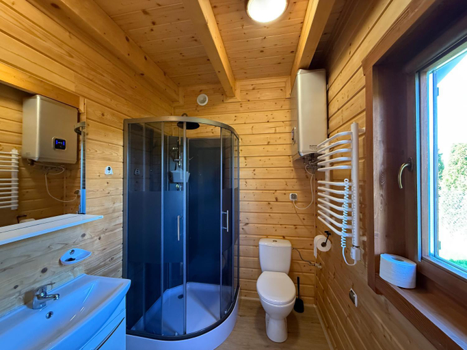 Bathroom, Ustka Domki Letniskowe Promyk, Słupsk