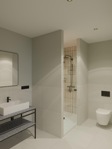 Bathroom 3, Oslo Apartments - Dronningensgate 15, Part of Forenom, Oslo