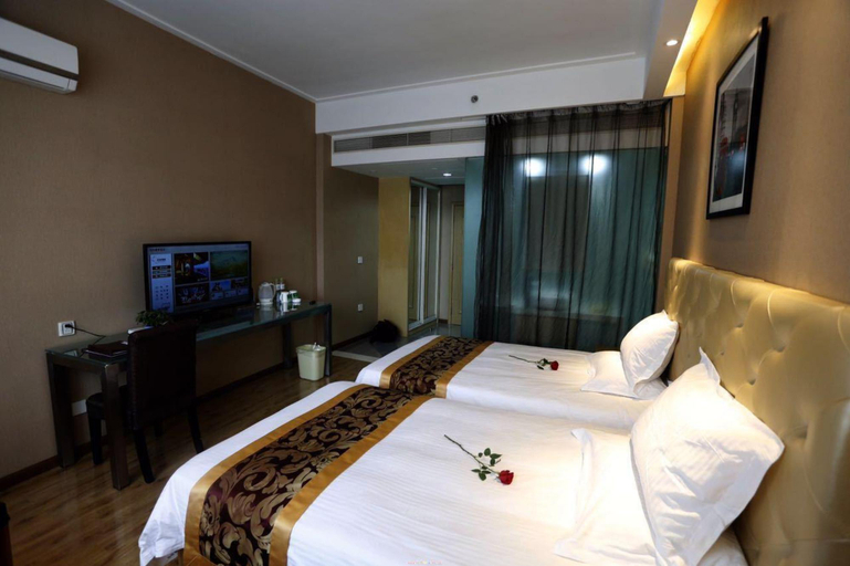 Bedroom 2, GreenTree Inn Hangzhou Linan Wanma Road Express Hotel, Hangzhou