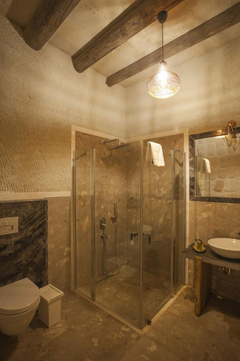 Bathroom 5, Agarta Cave Hotel, Nevşehir