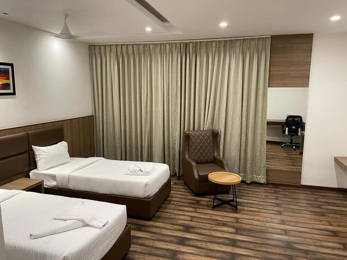 Bedroom, Orion Tree Hotel Sullurupeta, Nellore