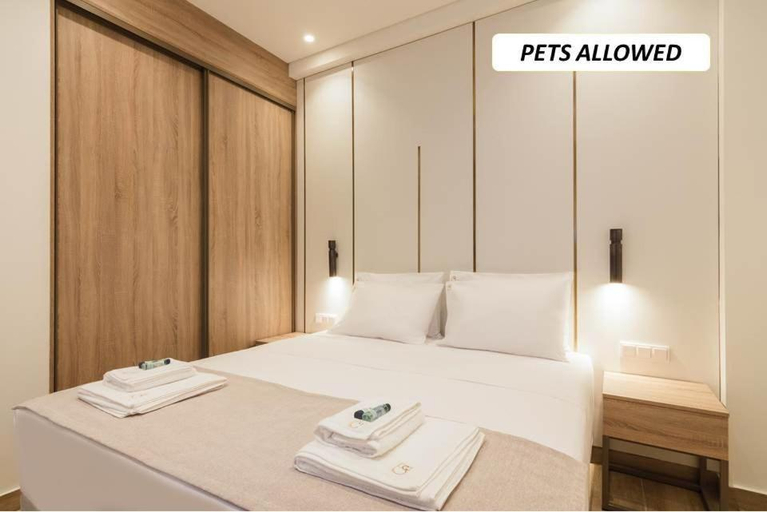 Bedroom 2, Socrates Fully Equipped Apartments with Unique Design, Attica