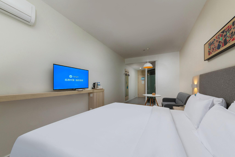 Bedroom, Ting zhiHotel (Lu'an Wanda Plaza Hongjie Pedestrian Street), Lu'an